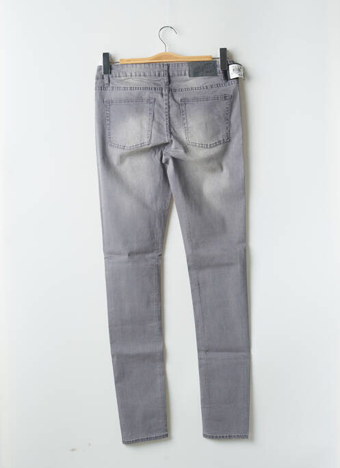 Jeans coupe slim gris CHEAP MONDAY pour femme
