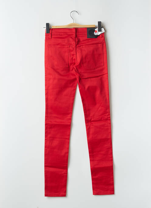 Jeans coupe slim rouge CHEAP MONDAY pour femme
