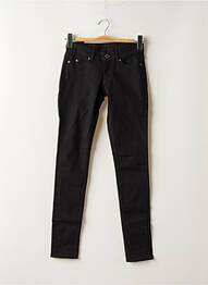 Jeans skinny stretch taille basse noir CHEAP MONDAY femme