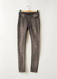 Jeans skinny stretch taille basse gris CHEAP MONDAY femme