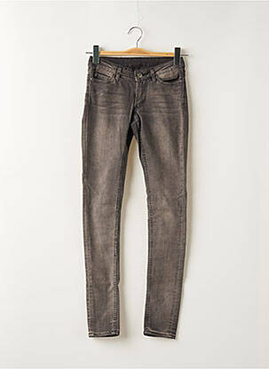 Jeans skinny taille basse taille basse gris CHEAP MONDAY femme