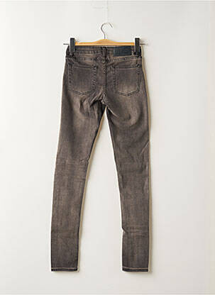 Jeans skinny stretch taille basse gris CHEAP MONDAY femme