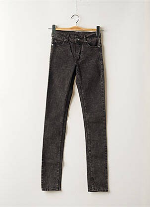 Jeans skinny stretch taille basse noir CHEAP MONDAY femme