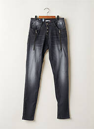 Jeans coupe slim stretch taille normale gris LE TEMPS DES CERISES femme