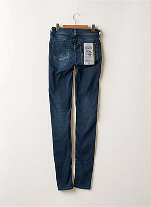 Jeans coupe slim stretch taille basse bleu LE TEMPS DES CERISES femme