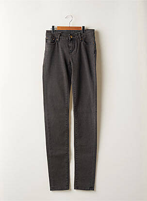 Jeans coupe slim stretch taille normale gris SCHOOL RAG femme
