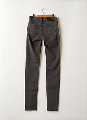 Jeans coupe slim stretch taille normale gris SCHOOL RAG femme