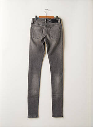 Jeans coupe slim stretch taille normale gris clair SCHOOL RAG femme