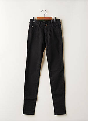 Jeans coupe slim stretch taille normale noir TEDDY SMITH femme