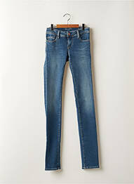 Jeans skinny stretch taille basse bleu TEDDY SMITH femme