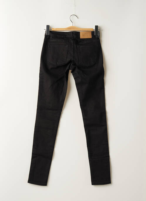 Jeans skinny stretch taille basse noir CHEAP MONDAY femme