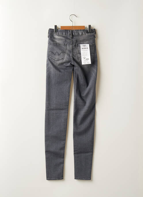 Jeans coupe slim gris LE TEMPS DES CERISES pour femme