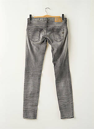 Jeans coupe slim poches gris PLEASE femme