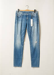 Jeans coupe slim effet usé délavé taille normale bleu CALVIN KLEIN femme