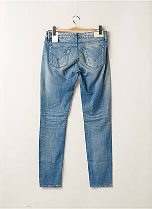 Jeans coupe slim effet usé délavé taille normale bleu CALVIN KLEIN femme