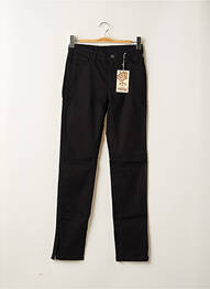Pantalon slim taille normale taille normale noir DEEP SOUL femme