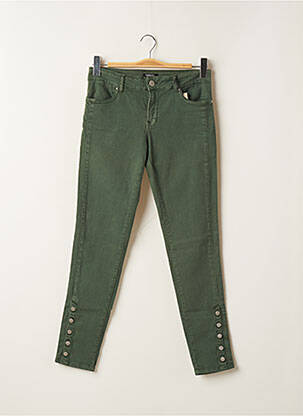 Jeans coupe slim stretch taille normale vert HEARTLESS JEANS femme