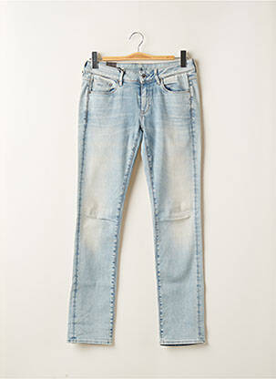 Jeans coupe slim tissage brut taille normale bleu G STAR femme
