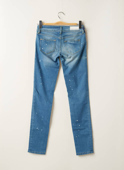 Jeans coupe slim tissage brut taille normale bleu FREESOUL femme