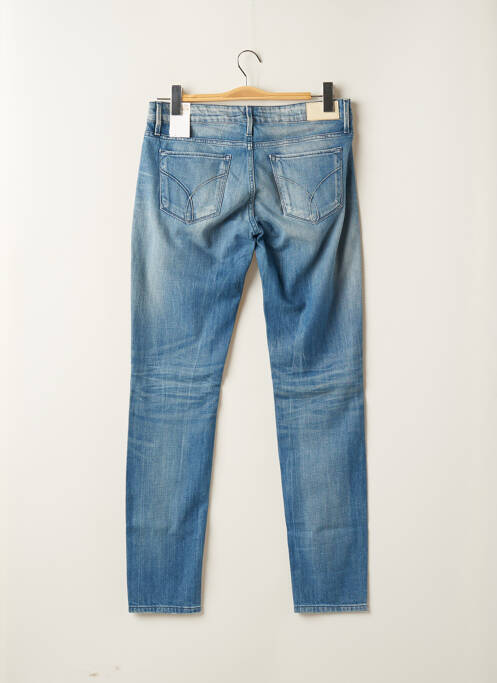 Jeans coupe slim bleu CALVIN KLEIN pour femme