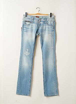 Jeans coupe slim tissage brut taille normale bleu KAPORAL femme