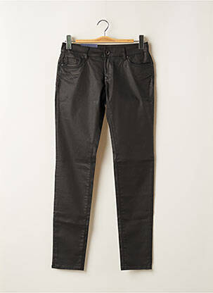 Pantalon slim taille normale taille normale noir KAPORAL femme