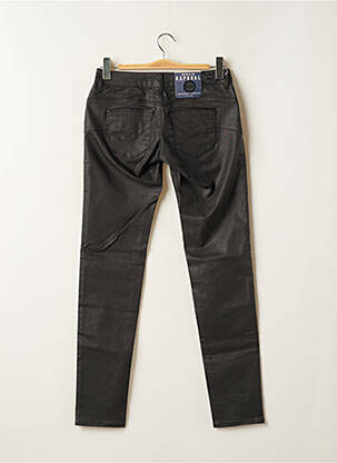 Pantalon slim taille normale taille normale noir KAPORAL femme