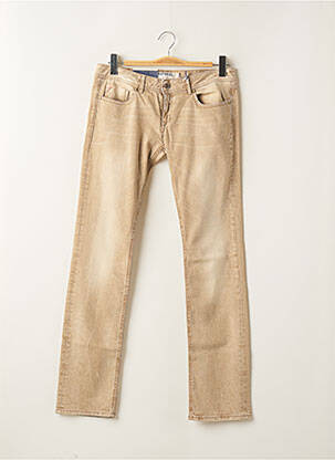 Jeans coupe slim tissage brut taille normale beige KAPORAL femme