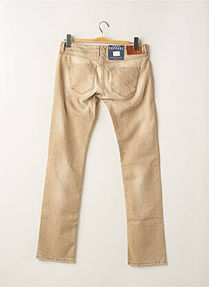 Jeans coupe slim tissage brut taille normale beige KAPORAL femme
