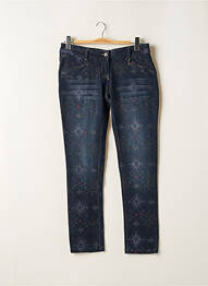 Jeans coupe slim tissage brut taille normale bleu KAPORAL femme