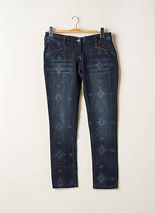 Jeans coupe slim tissage brut taille normale bleu KAPORAL femme