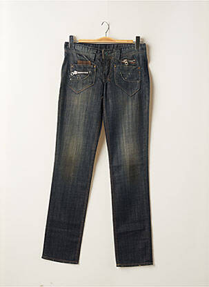Jeans coupe slim tissage brut taille normale bleu KAPORAL femme