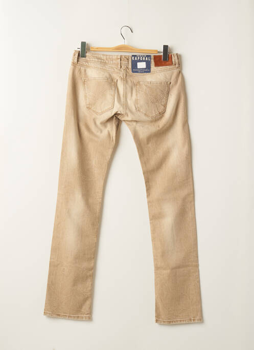 Jeans coupe slim beige KAPORAL pour femme