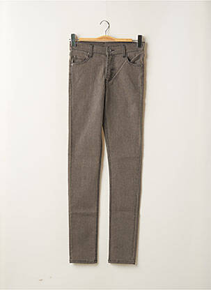 Jeans skinny taille normale taille normale gris CHEAP MONDAY femme
