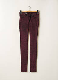 Jeans skinny stretch taille basse rose DR DENIM femme