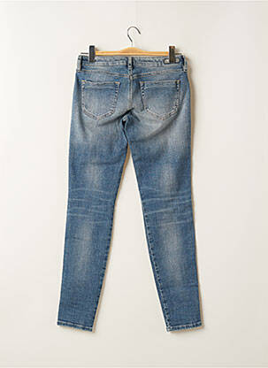 Jeans skinny effet usé délavé taille basse bleu DIESEL femme