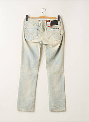 Jeans coupe droite stretch taille basse bleu G STAR femme