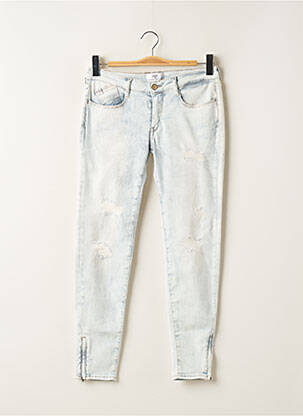 Jeans coupe slim slim taille basse bleu LE TEMPS DES CERISES femme
