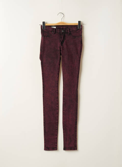 Jeans skinny stretch taille basse rose DR DENIM femme
