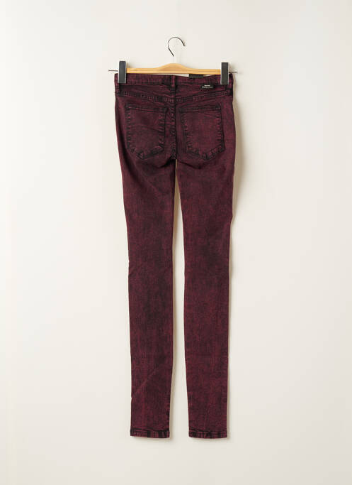 Jeans skinny stretch taille basse rose DR DENIM femme