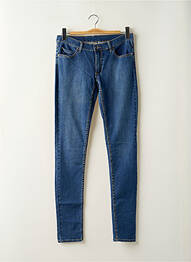Jeans coupe slim taille basse taille basse bleu CHEAP MONDAY femme