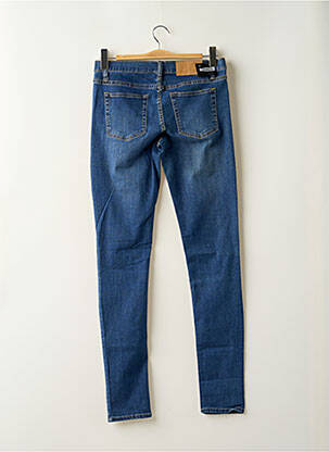 Jeans coupe slim stretch taille basse bleu CHEAP MONDAY femme