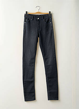 Jeans coupe slim stretch taille haute bleu CHEAP MONDAY femme