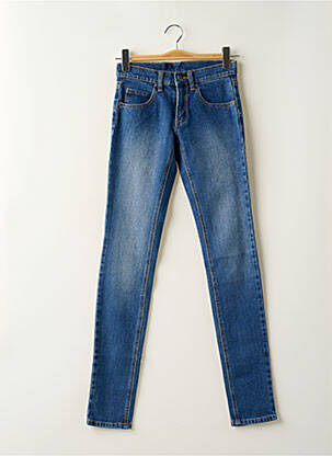 Jeans coupe slim stretch taille haute bleu CHEAP MONDAY femme