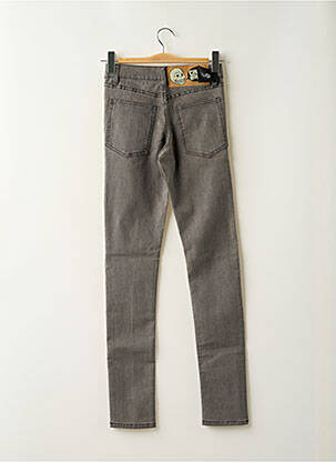 Jeans coupe slim stretch taille haute gris CHEAP MONDAY femme