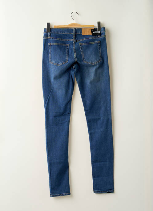 Jeans coupe slim stretch taille basse bleu CHEAP MONDAY femme
