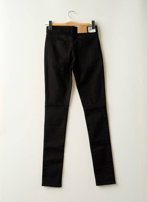 Jeans coupe slim stretch taille haute noir CHEAP MONDAY femme