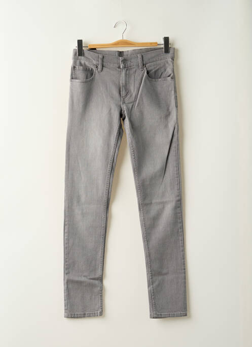 Jeans coupe slim gris CHEAP MONDAY pour femme