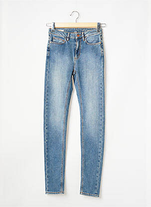 Jeans coupe slim stretch taille haute bleu ARMEDANGELS femme