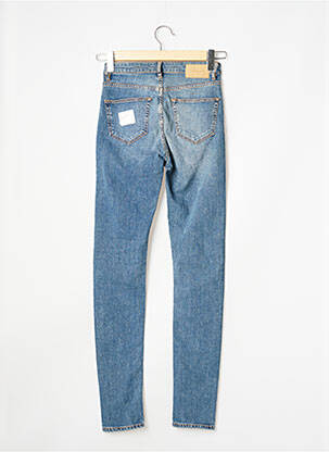 Jeans coupe slim stretch taille haute bleu ARMEDANGELS femme